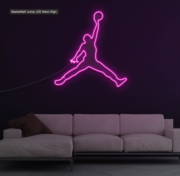 Sports Sign - Jordan Jumpman Neon SIgn - Image 4