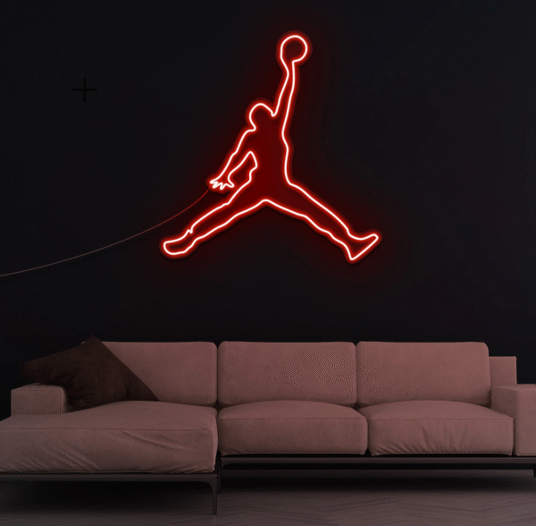 Sports Sign - Jordan Jumpman Neon SIgn - Image 2